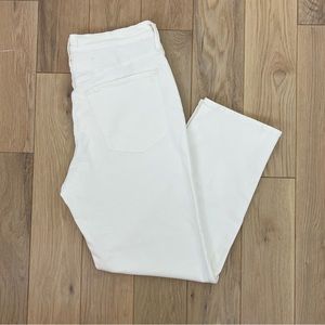 Madewell Perfect Vintage Straight Leg Jeans White 31 Minimalist Casual Staple